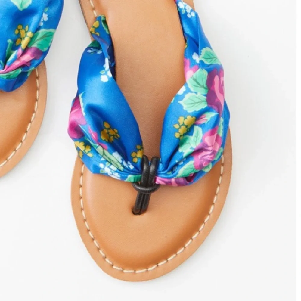 Matilda Jane Blue & Pink Tropical Seashore Sandals & Matching Bag Girl’s Size 11